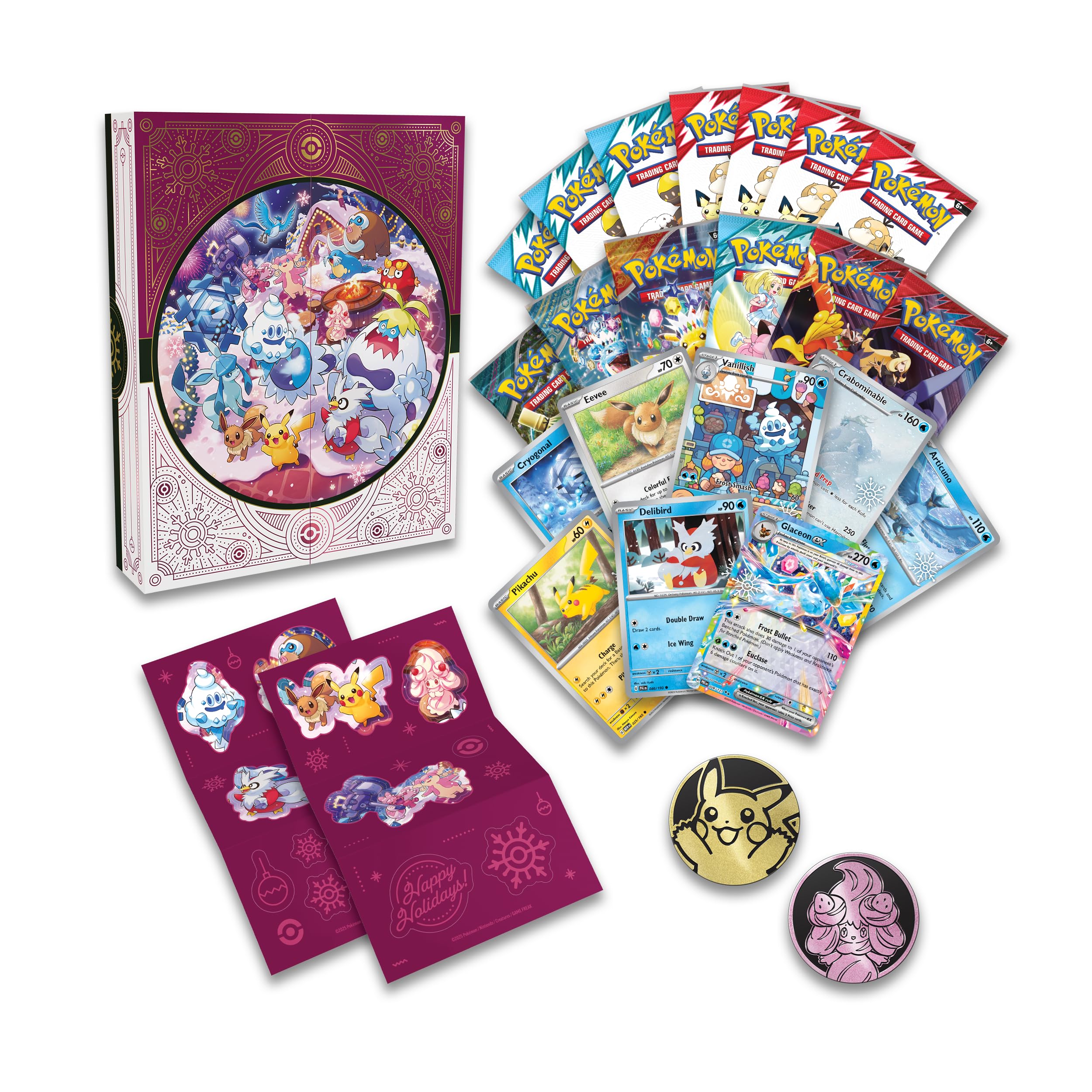 Amazon.com: Pokémon TCG: Holiday Calendar (2025) : Toys & Games